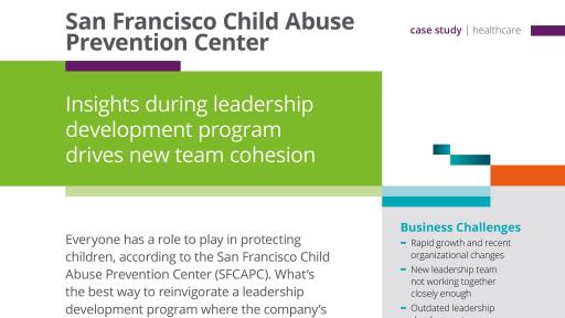 San Francisco Child Abuse Prevention Center Case Study