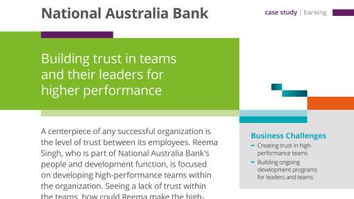 National Australia Bank Case Study