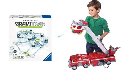Gravitrax and Paw Patrol Ultimate Fire Truck Playset