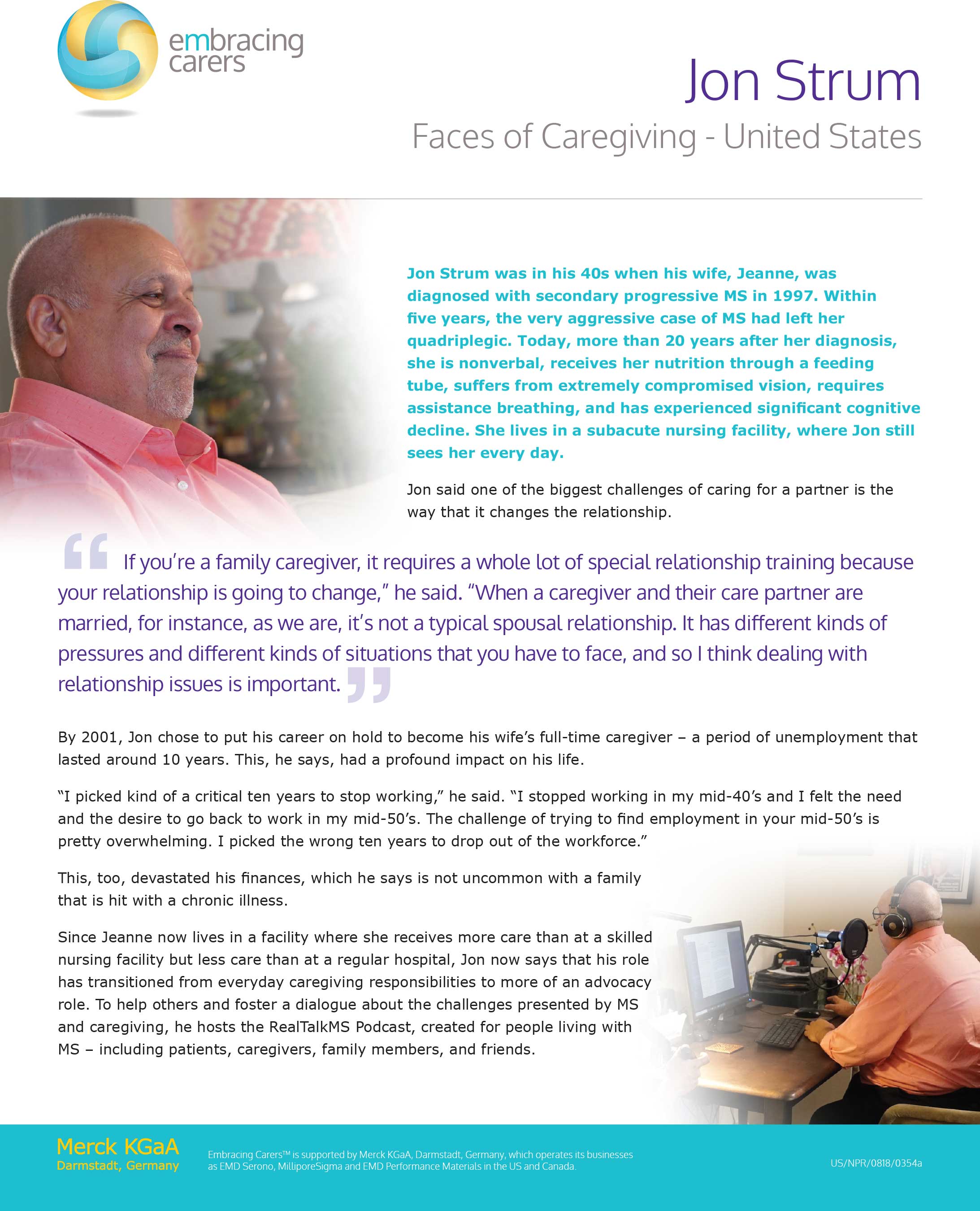 Caregiver Story – Jon Strum