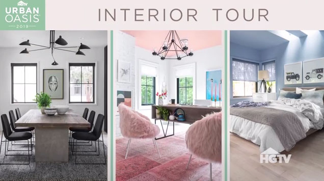 Take a quick tour of the interior of the HGTV Urban Oasis 2019 located in Minneapolis.