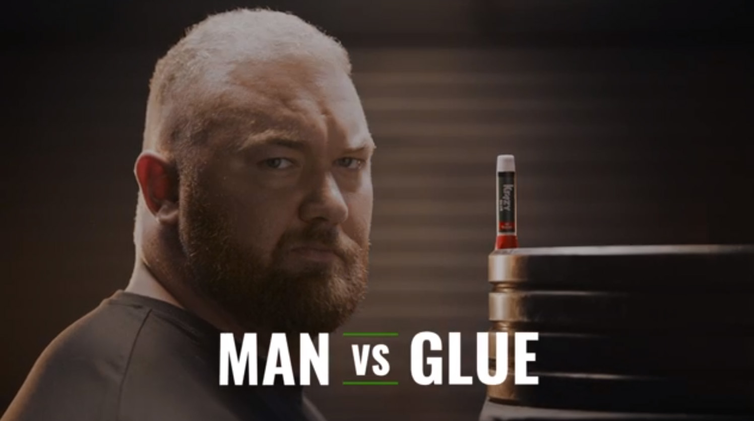 Krazy Glue® Challenges The World's Strongest Man to a Competition of Strength