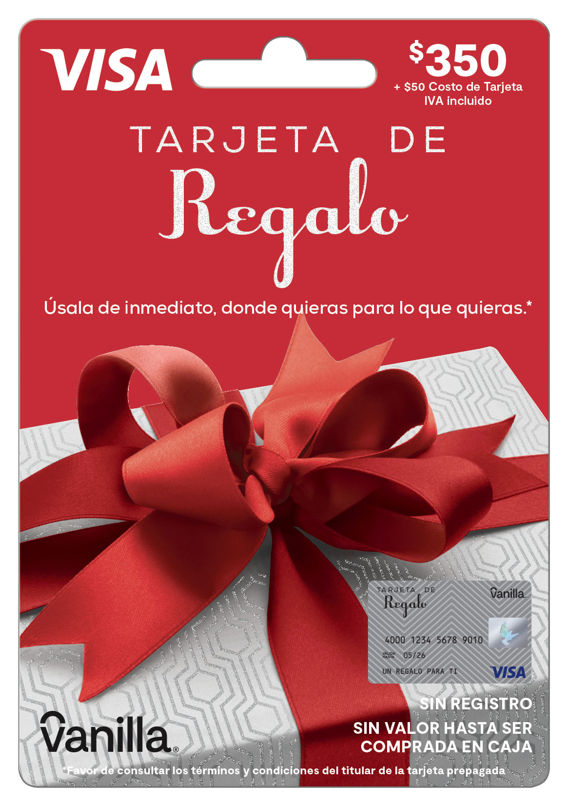 italiano tierra principal evaporación The ideal gift for everyone debuts in Mexico: Vanilla® Visa, Global Prepaid  and Gift Card Brand, Launched