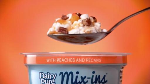 DairyPure Mix-ins Peaches & Pecan