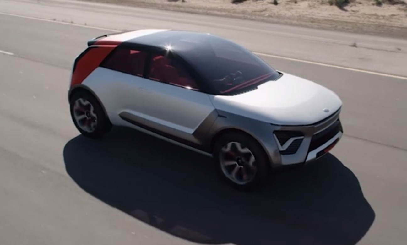 Kia’s spicy HabaNiro electric vehicle concept makes debut.