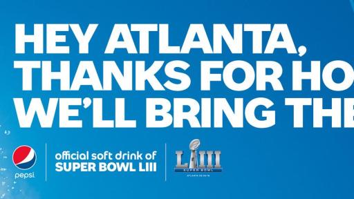 Pepsi advertising throughout Atlanta