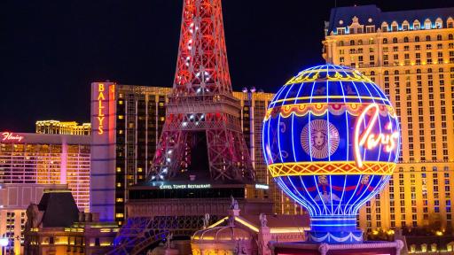 Paris Las Vegas debuts new $1.7 million Eiffel Tower light show. (Courtesy of Patrick Gray/KabikPhotoGroup.com)