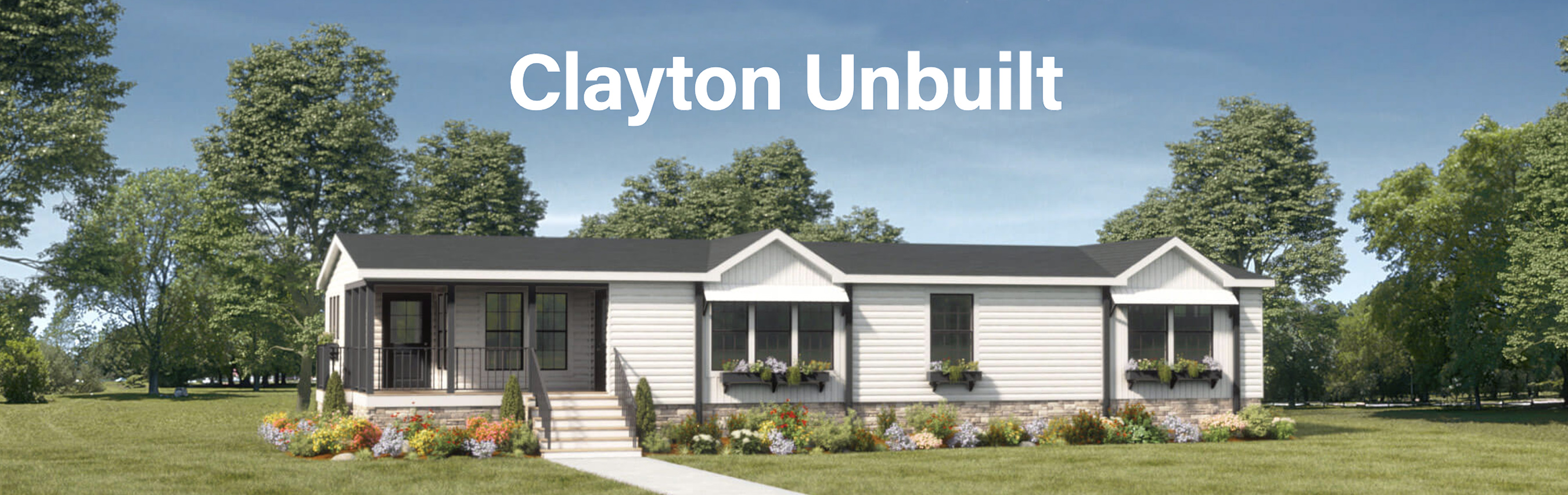 Clayton Home, with caption of "Clayton Unbuilt"