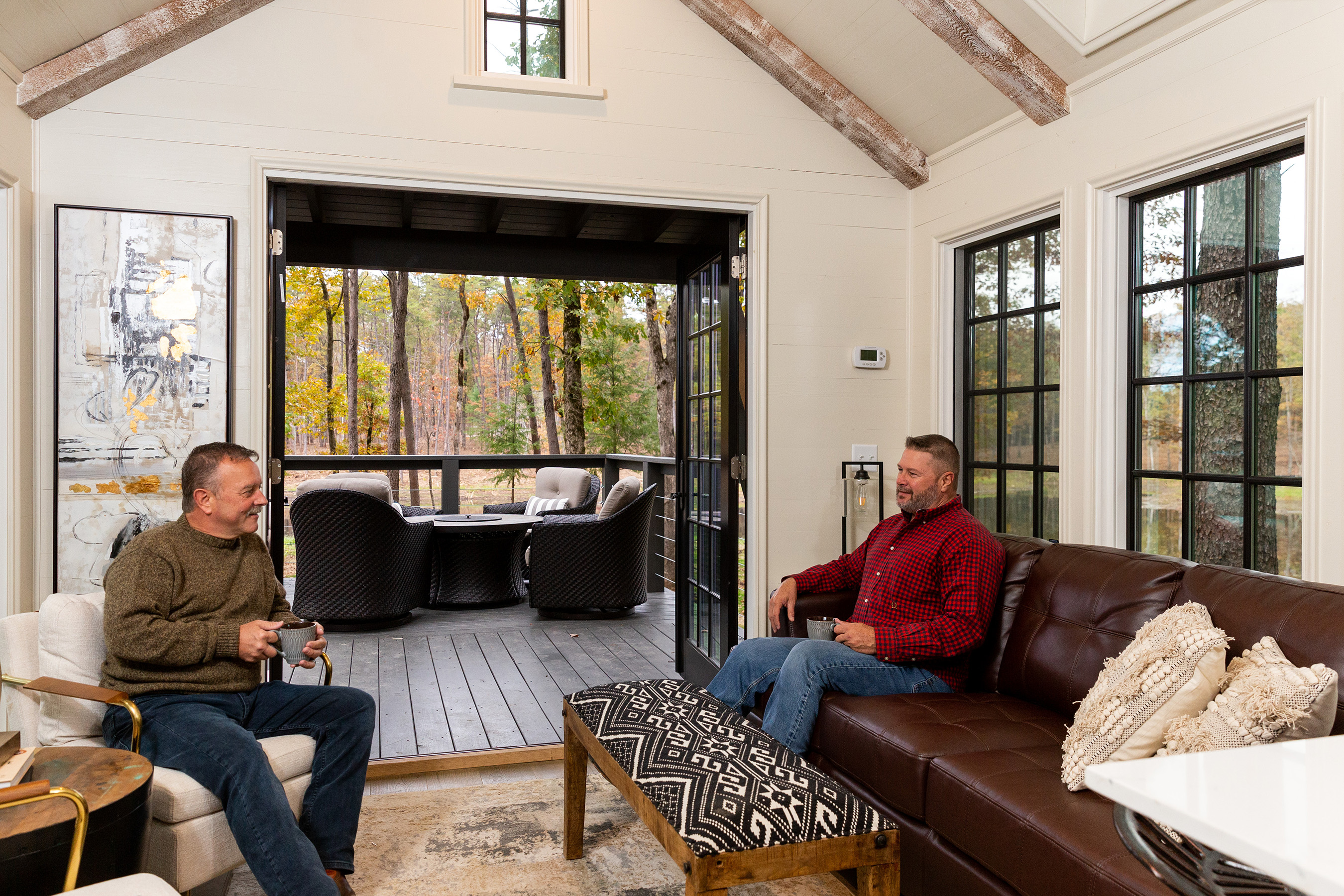 Tiny home community residents can enjoy the privacy of their cozy Designer Cottages while enjoying the outdoors and surrounding beauty just as much.