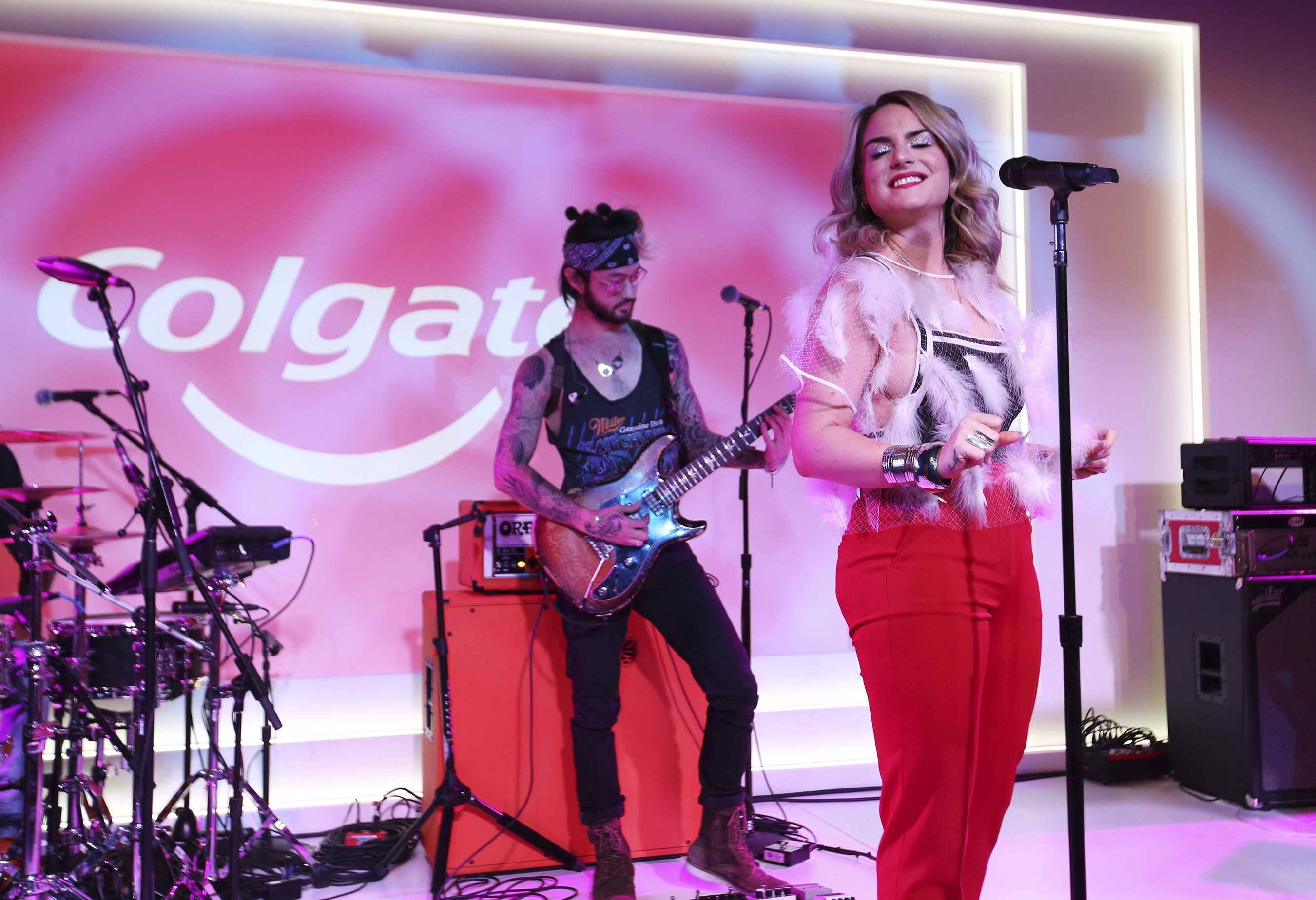 Singer JoJo performs her hit songs live at the Colgate Total(SF) Experience in celebration of the new Colgate Total(SF)