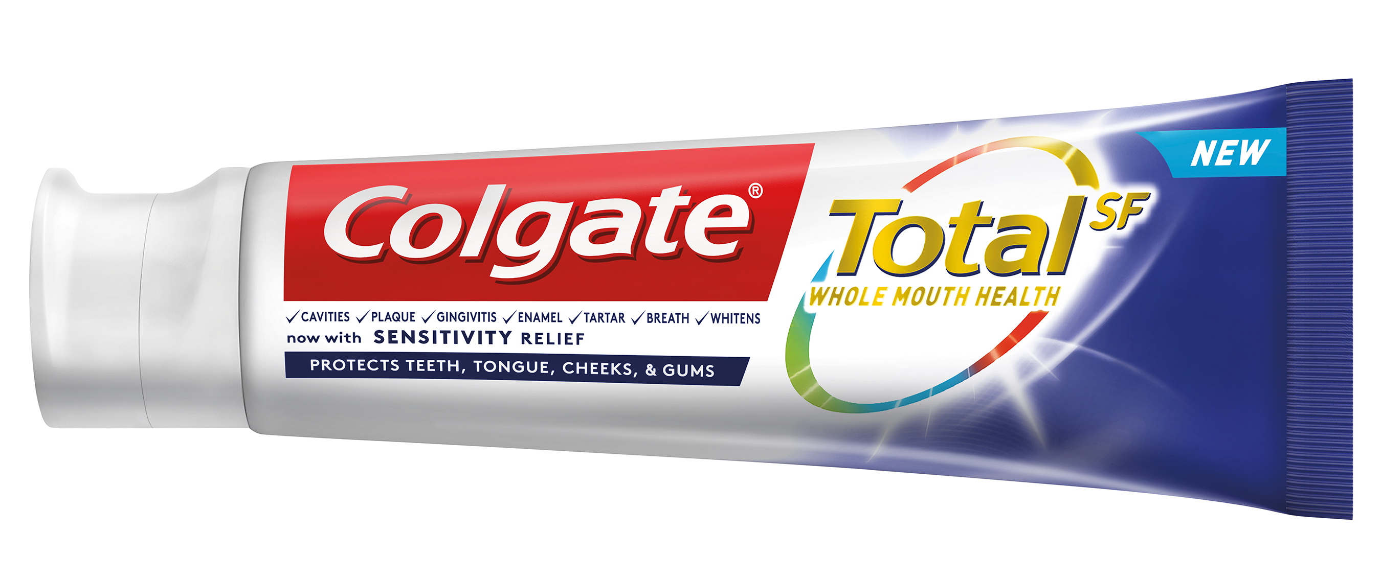 Colgate Total(SF)'s new breakthrough formula takes care of everything ? from reducing sensitivity to strengthening enamel ? in one product