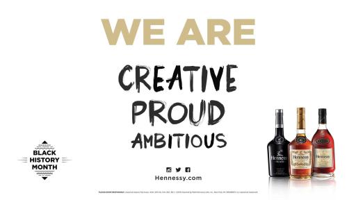 Hennessy’s WE ARE content series featuring the ‘Never stop. Never settle.’ Stories of inspiring African American cultural icons will be brought to life via custom retail displays around the country.