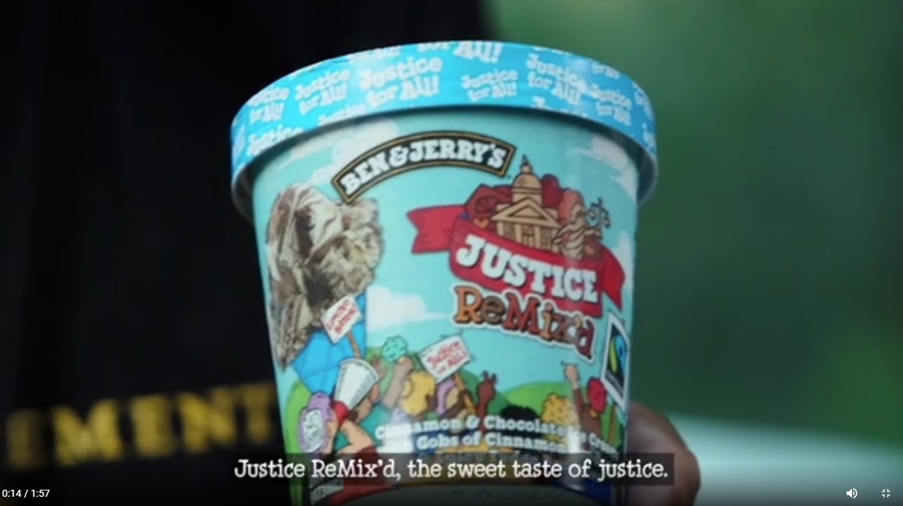 Ben &amp; Jerry's Takes On Racism And Criminal Justice Reform  With New Flavor: "Justice ReMix'd"