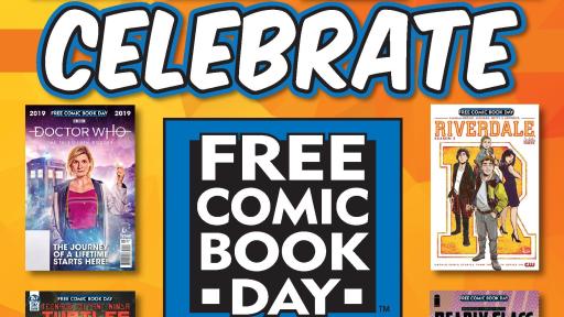 Celebrate Free Comic book Day on Saturday, May 4th