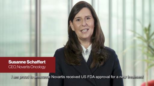 Play video: Susanne Schaffert, CEO, Novartis Oncology