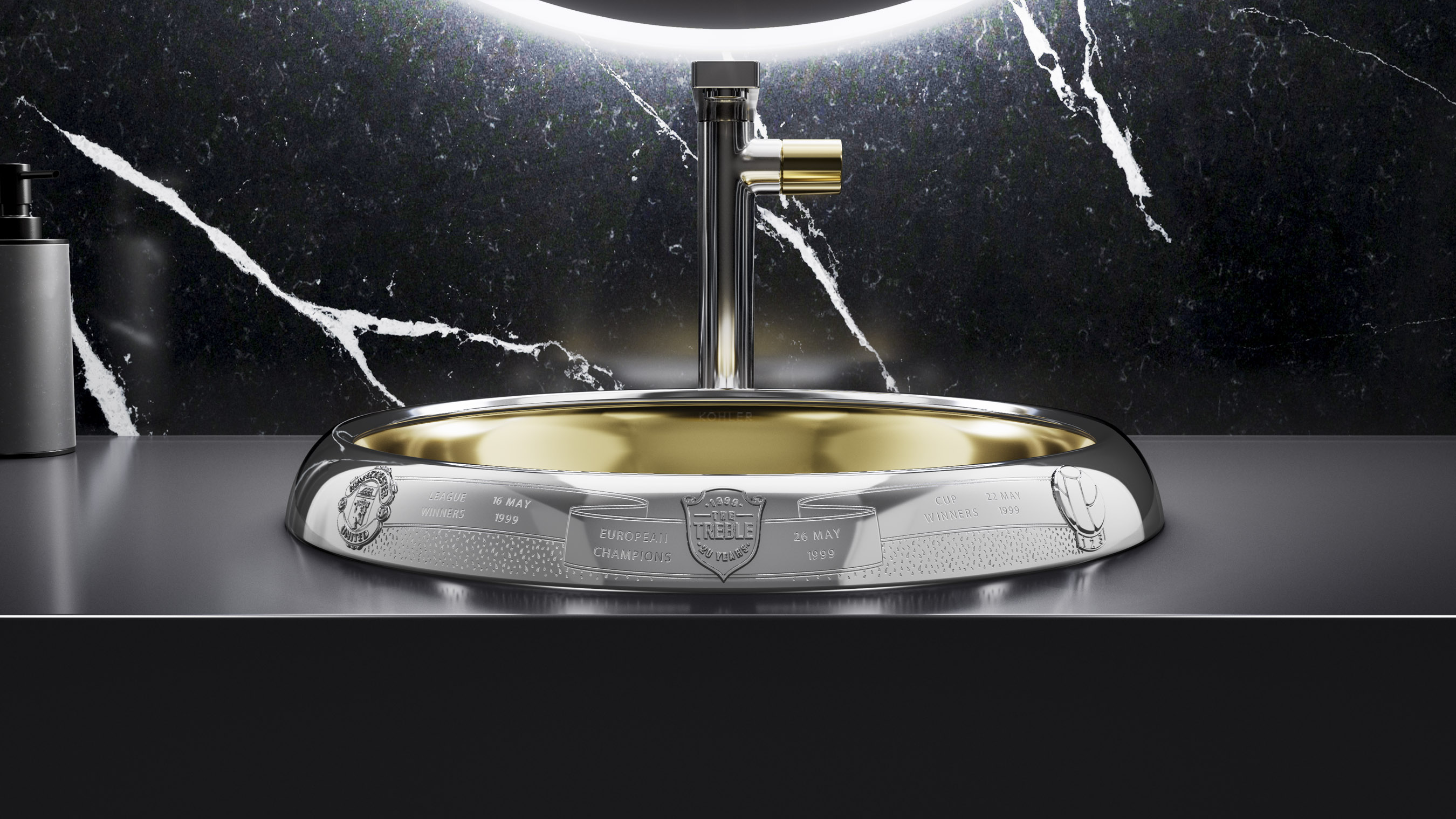 Kohler Celebrates Historic Manchester United Victories with Treble