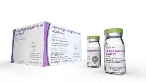 Zolgensma® Product Shot vial and box