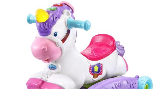 VTech® announces the availability of new infant, toddler and preschool toys, including the Prance & Rock Learning Unicorn™.