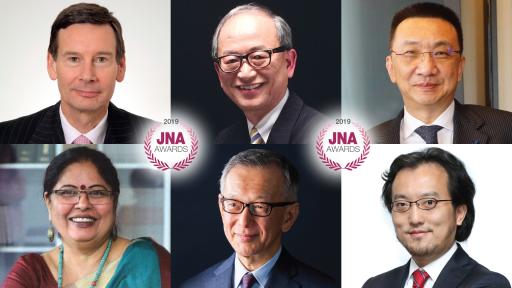 2019 judging panel (clockwise from top left): James Courage, Albert Cheng, Lin Qiang, Mark Lee, Yasukazu Suwa and Nirupa Bhatt