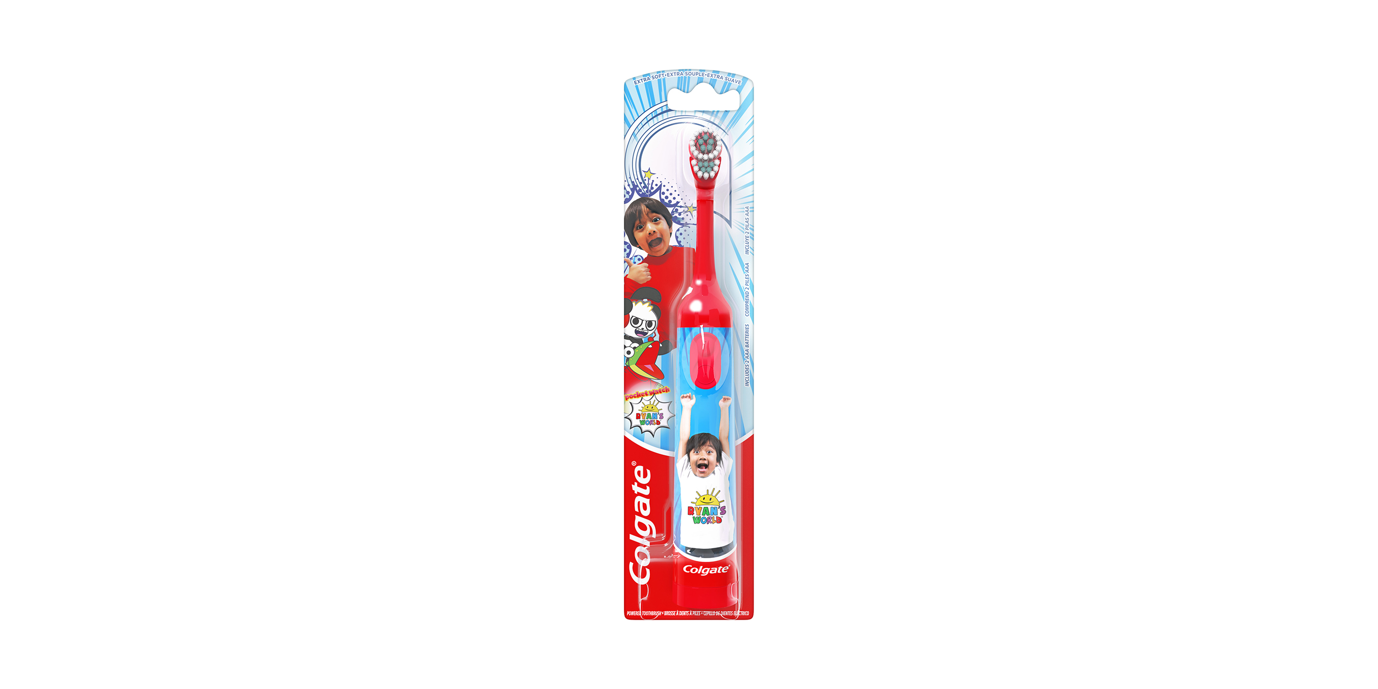 Colgate® Ryan’s World™ Kids Power Toothbrush