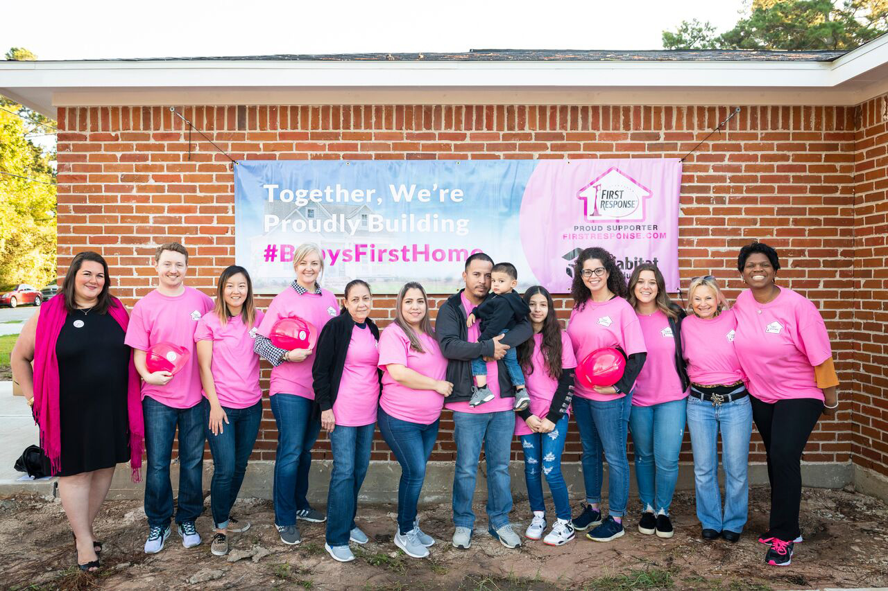 First Response™ is passionate about creating meaningful partnerships and expanding its role in serving growing families and those trying to conceive. Their mission is to be there during every step of the pregnancy journey and is thrilled to help the Casas family build a home for another family in need, especially at a time when so many are were forced to pick up the pieces after Houston’s recent floods leave thousands homeless or in ruins.