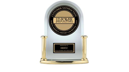 Hertz J.D. Power 2019 Customer Satisfaction Trophy