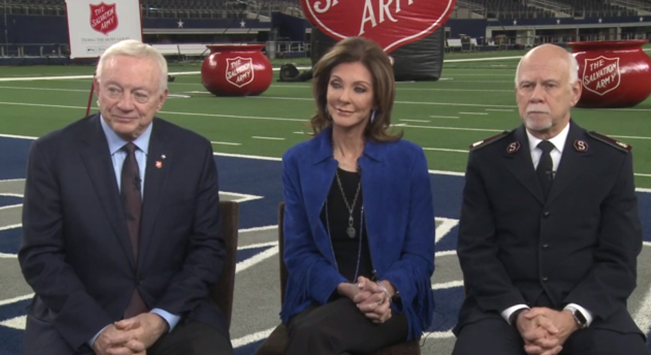 Together The Salvation Army and Dallas Cowboys Fight For Good