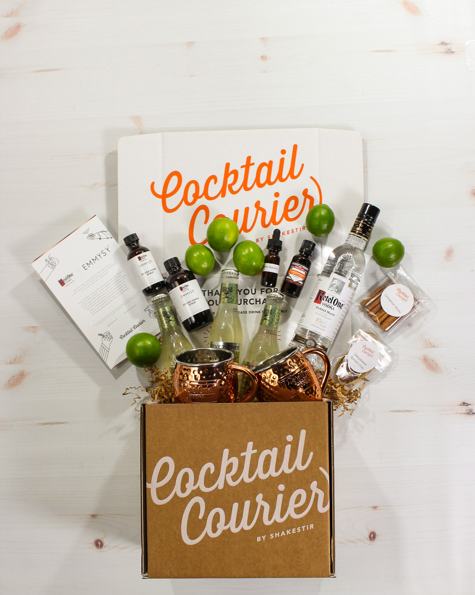 To bring the spectacular cocktail experience to consumers nationwide, Ketel One partnered with home delivery service Cocktail Courier to create a bespoke Emmy Awards cocktail kit, complete with everything needed to create eight Marvelous Mules at home