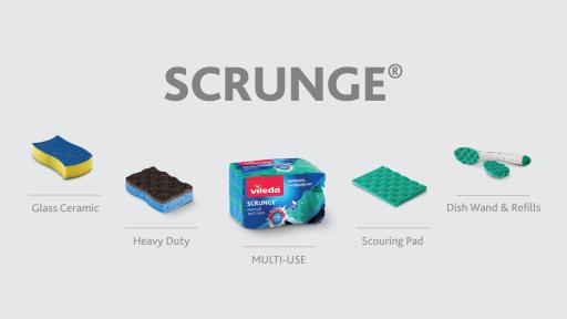 Visit Vileda.ca to discover the entire Scrunge family range!