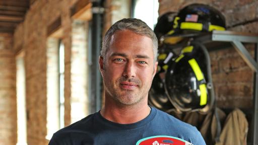 Taylor Kinney with First Alert 10-Year Smoke & CO Alarm