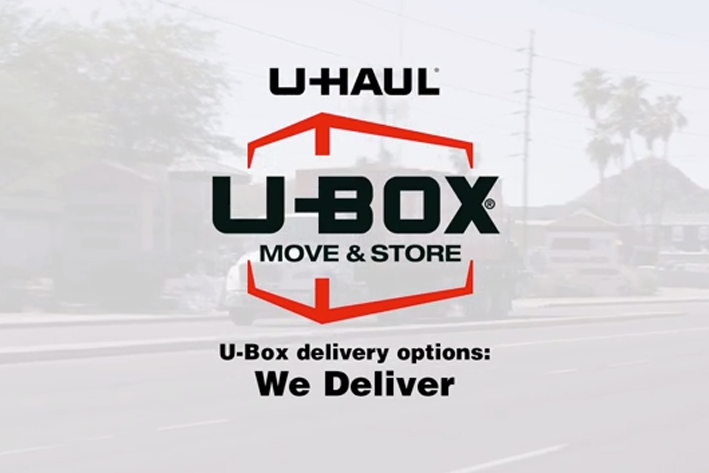 Need an easier way to move or store items without the driving, interaction and time constraints? Try U-Box home delivery and pick up.