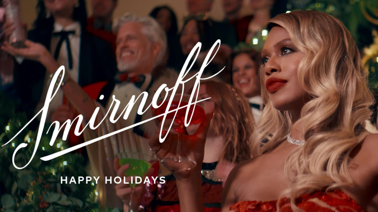 Smirnoff releases new holiday campaign with Laverne Cox to celebrate “not so silent” nights.