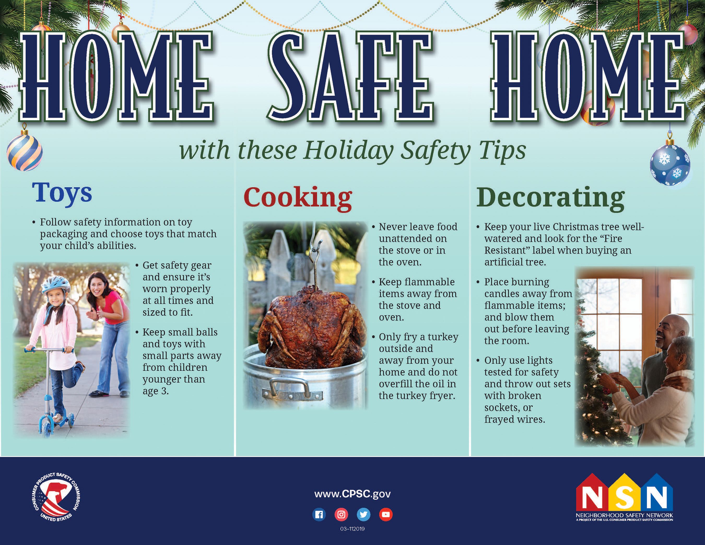 Home Safe Home with these holiday safety tips