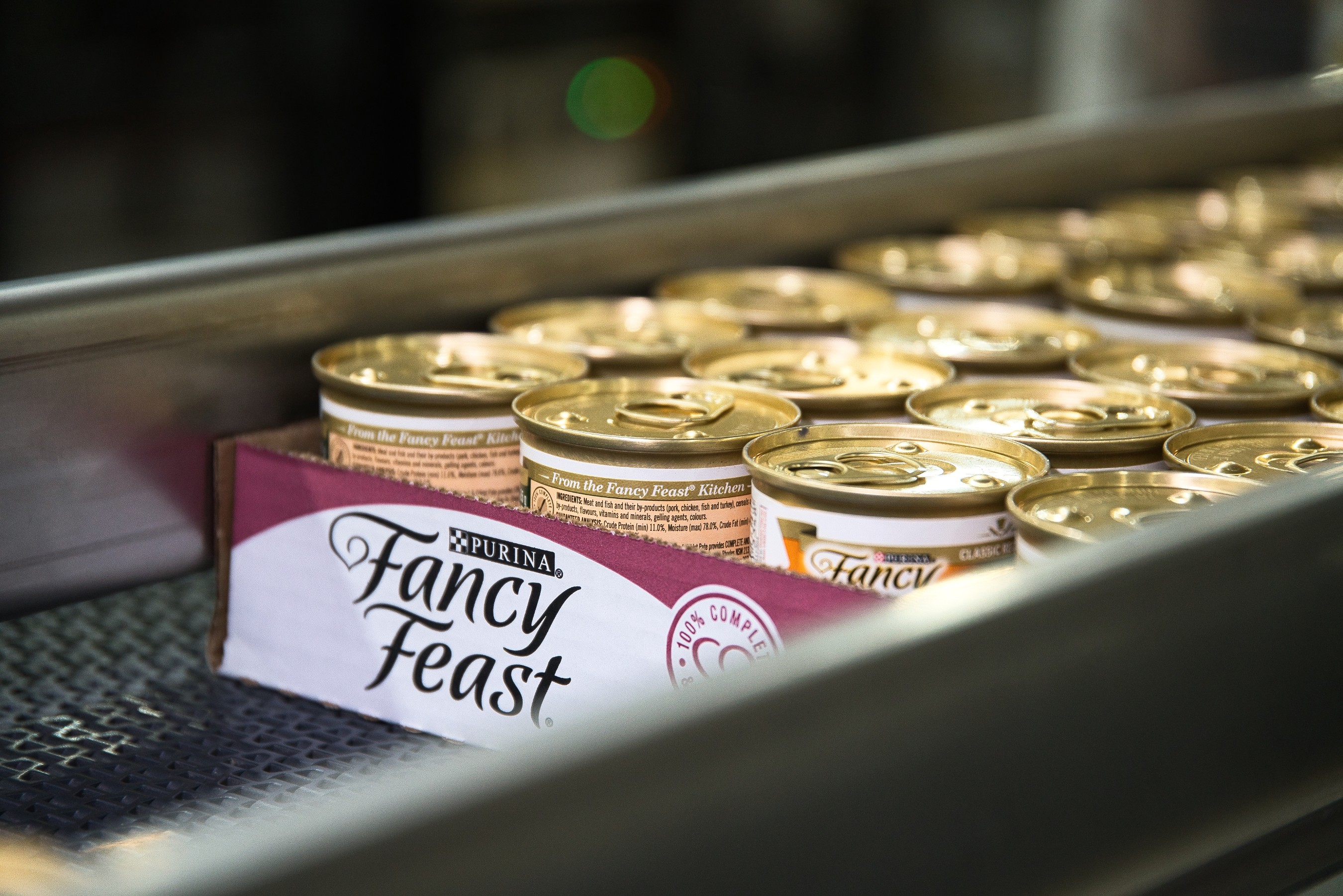 Purina’s 21st U.S. factory will manufacture Fancy Feast, which is the top wet cat food brand in the United States.