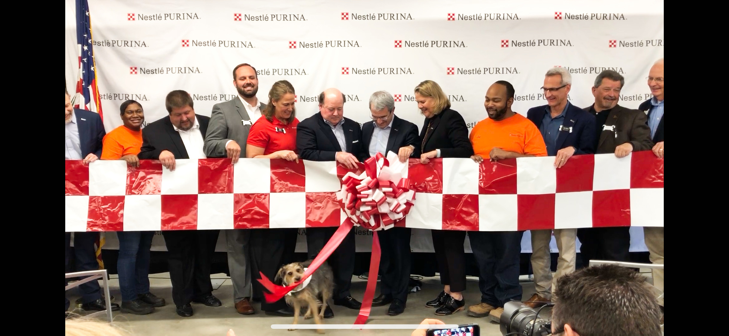 Purina celebrates the grand opening of its 21st U.S. factory.