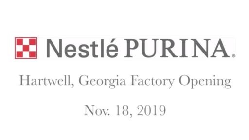 Play Video: Nestlé Purina PetCare Company today commemorated the opening of its 21st factory in the United States