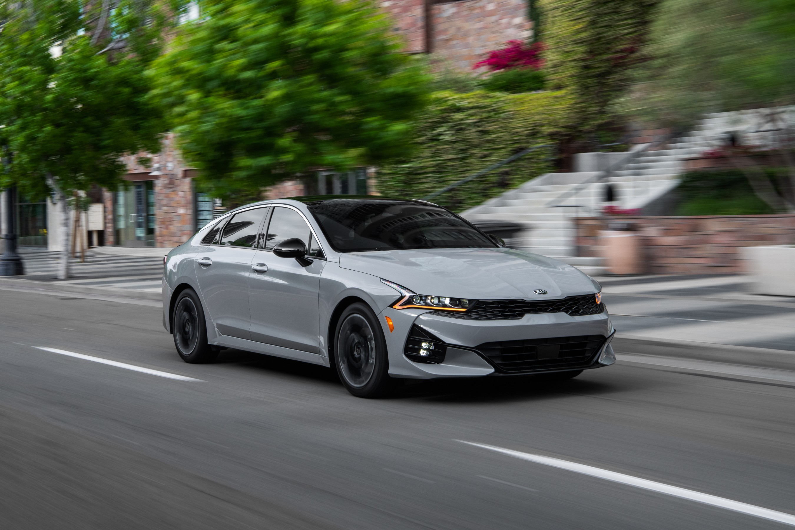 A Kia first for its midsize sedan entry, the all-new K5 will be available with an advanced all-wheel-drive system and is set to go on sale later this year.