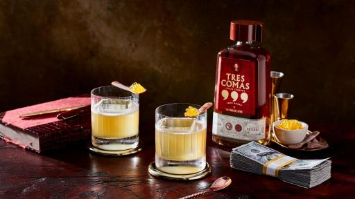 The Re-Billionizer Cocktail Made with Tres Comas Añejo Tequila