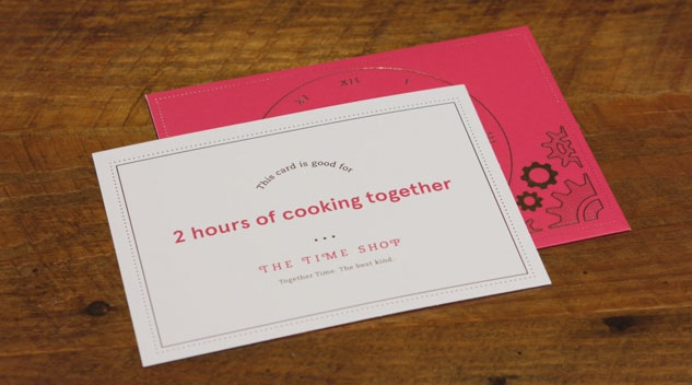 Chick-fil-A is launching an initiative to give the gift of time during the holidays through an online Time Shop. Send loved ones a custom Time Card that promises the gift of time together doing any activity of your choice.
