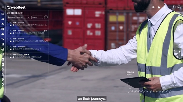 Built to power a connected vehicle ecosystem, the Webfleet Solutions platform gives fleets a holistic picture of operations using data aggregated through telematics and other digital tools.