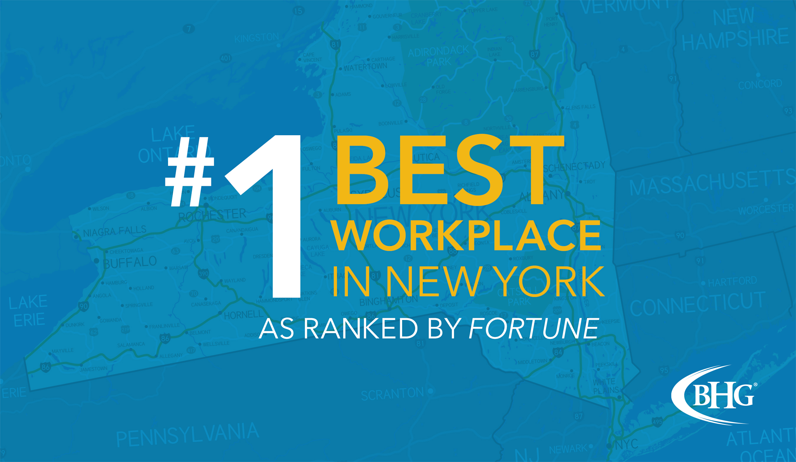 BHG Earns Top Spot as #1 2020 Best Workplace in New York by Great Place to Work® and Fortune Magazine