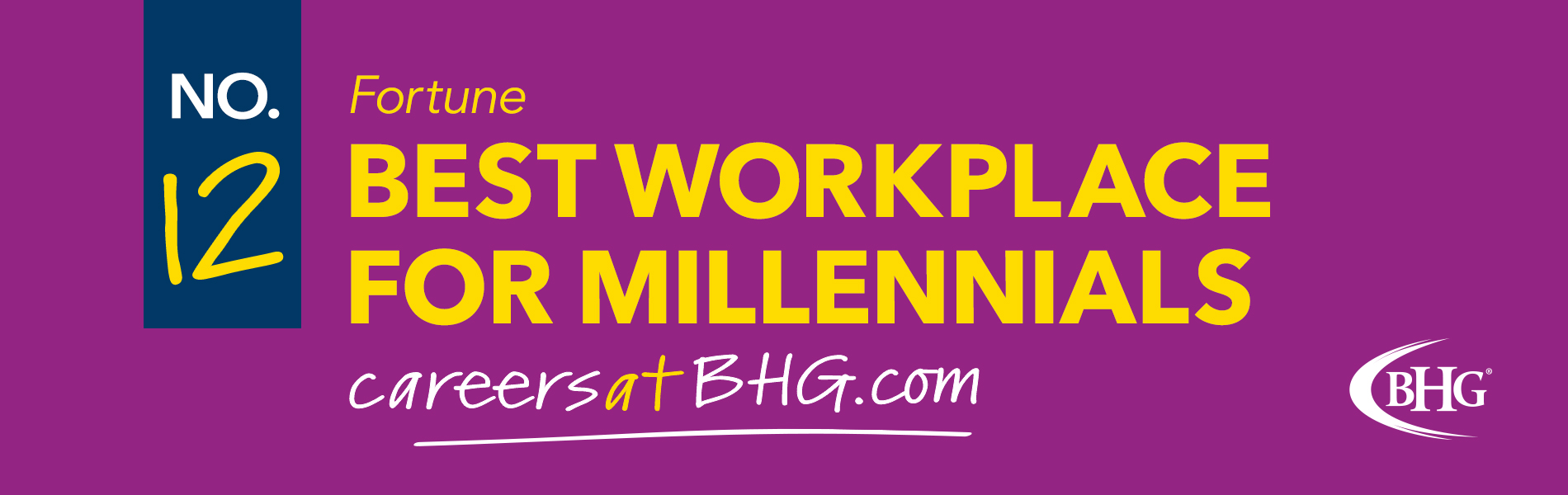 No. 12 Fortune Best Workplace for Millennials