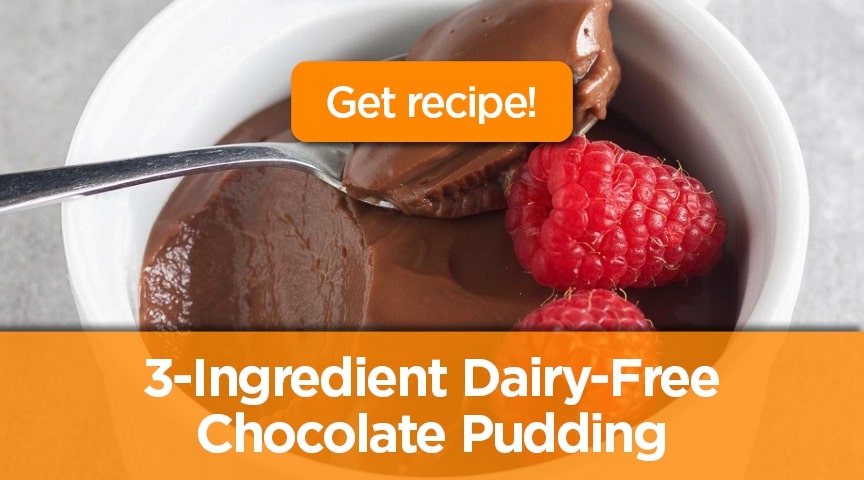 3-Ingredient Dairy-Free Chocolate Pudding