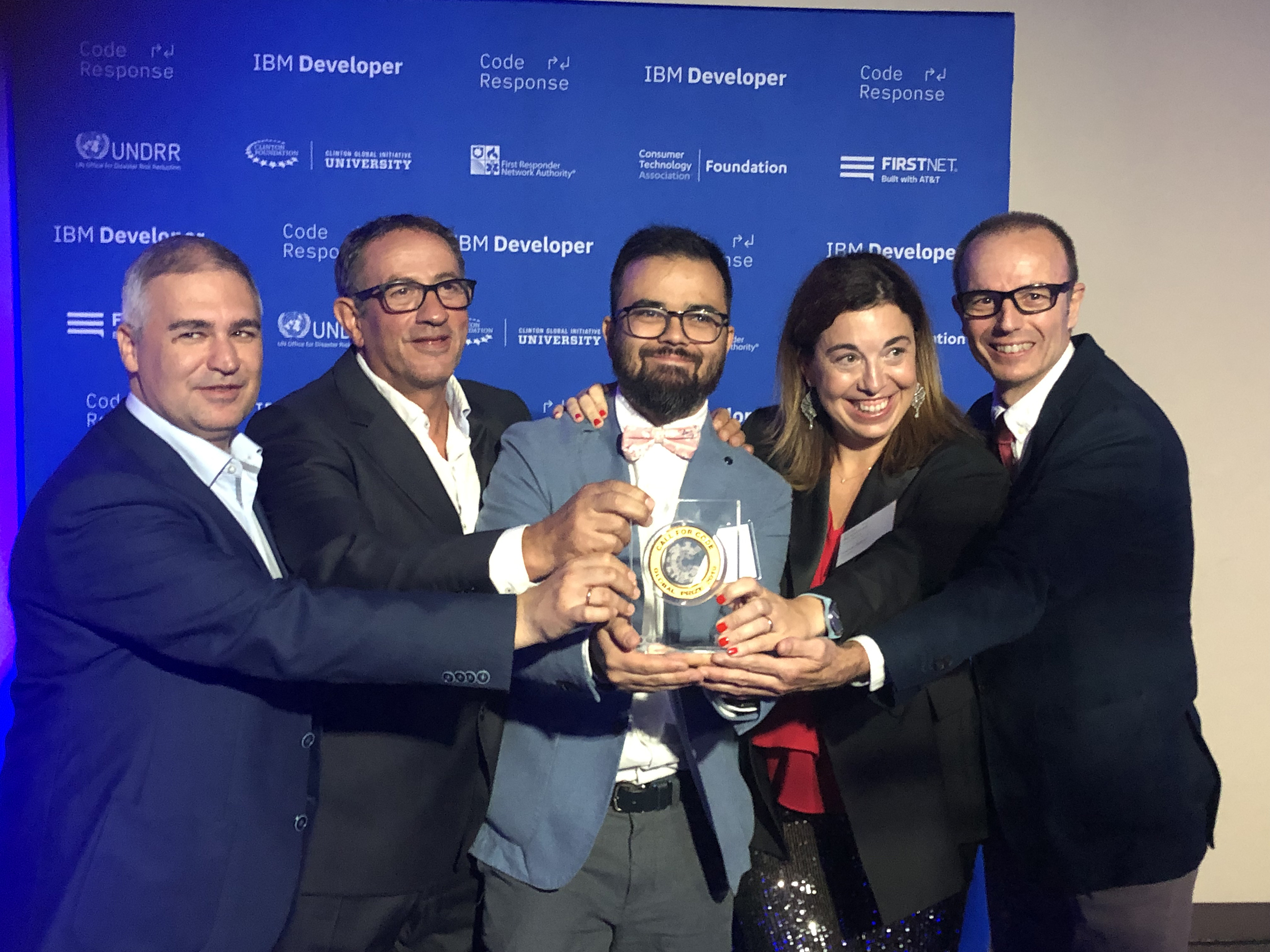 Prometeo won the 2019 Call for Code Global Challenge.