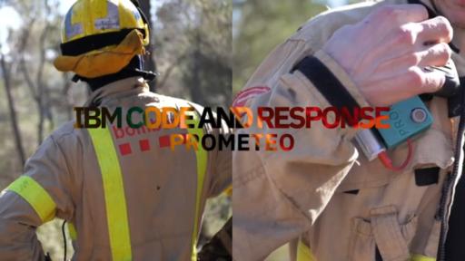 Play Video: Prometeo Tests Call for Code Winning Solution with Firefighters in Spain
