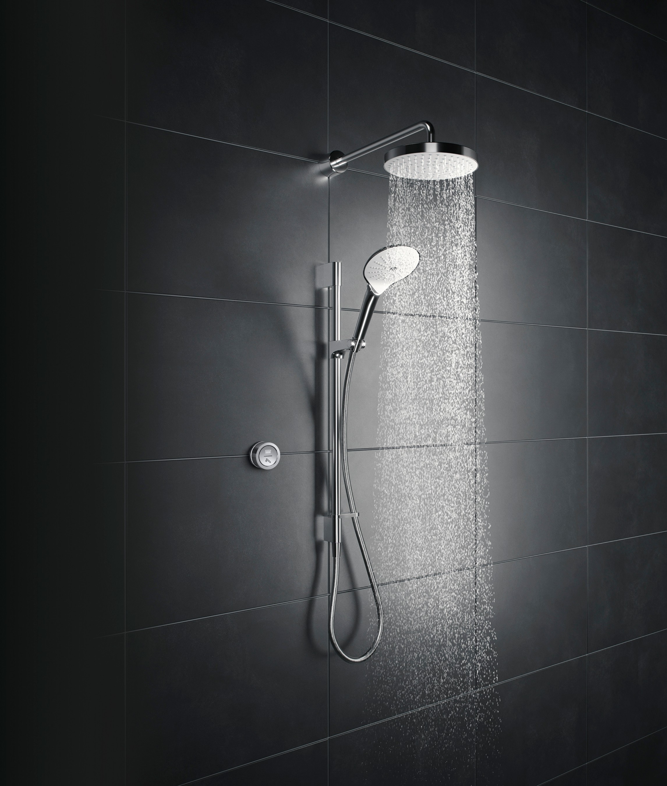 KOHLER DTV Mode provides a simple push-button control of Kohler’s industry leading digital shower with an integrated temperature dial.