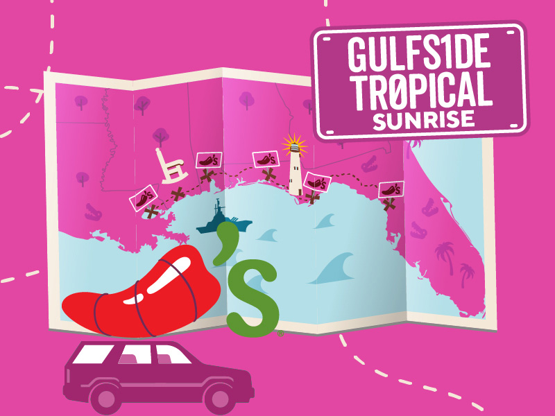 We’ve got your vacation cravings covered on this refreshing trip along the Gulf Cost from the sweet sights of Louisiana to fun in the sun in Florida.