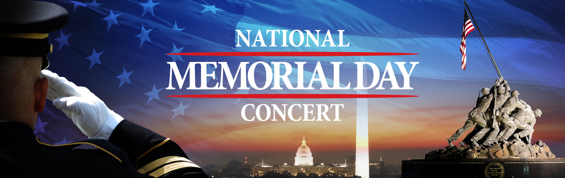 National Memorial Day Concert banner
