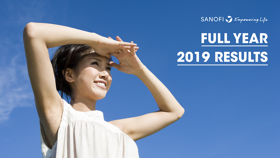 Sanofi 2019 Annual Results Infographic