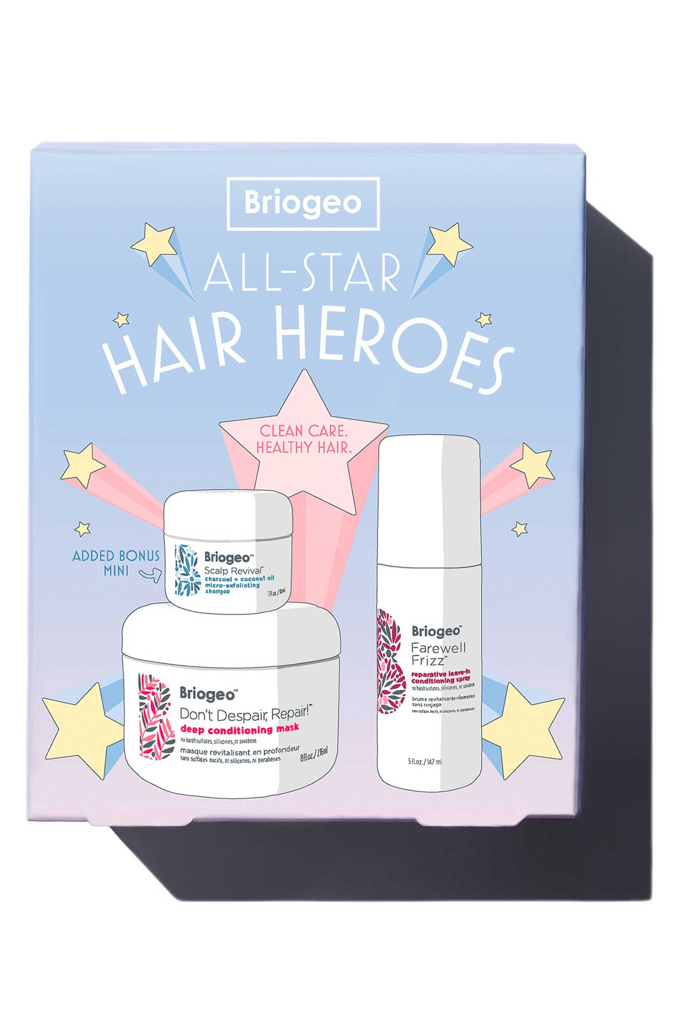 Briogeo All-Star Hair Heroes Set: I have FINALLY embraced my curls and part of the learning has been taking care of them with regular deep conditioning, scalp treatments and frizz control products. I love these all-natural products, so I know I am not putting any harsh chemicals in my hair!